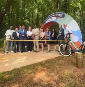 Atlanta celebrates opening of Woodall Rail Trail segment