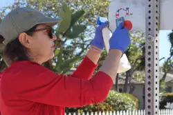More than 100 volunteers help remove graffiti throughout Pacific Beach