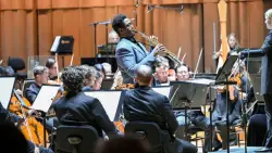 Review: Symphony dazzles with Japanese composer’s saxophone paean to colorful double stars