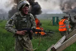 Russia seizes Ukrainian border villages as its massive bombing campaign slows